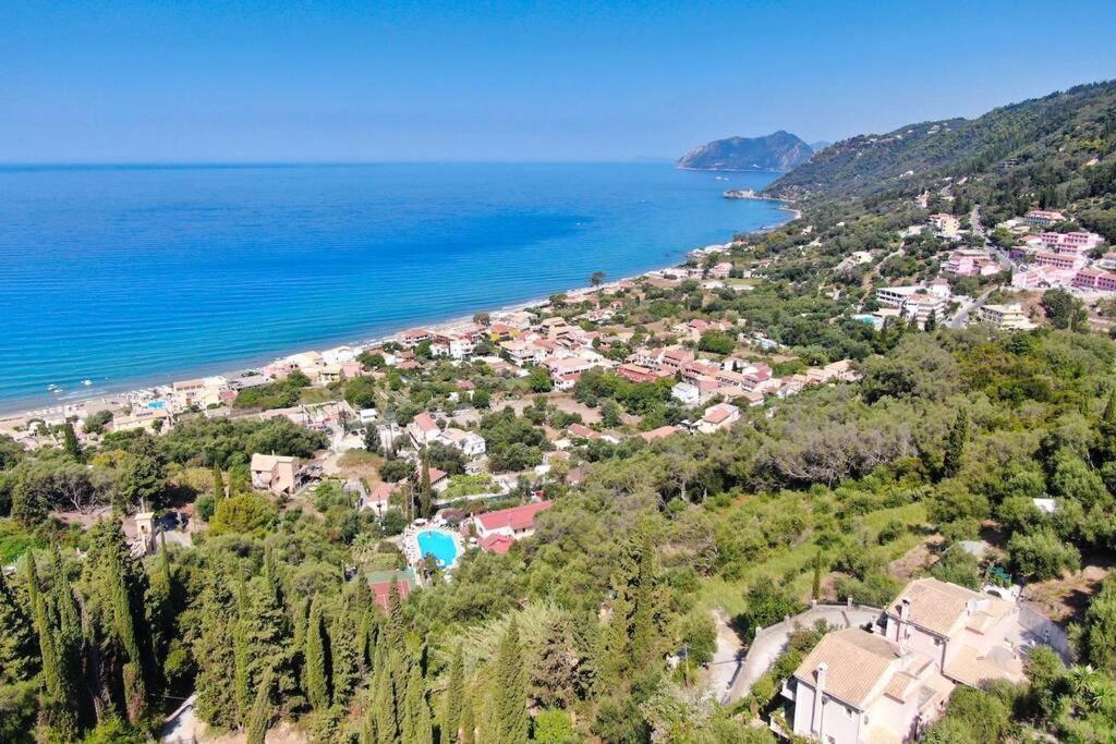 Casa Tramonto Beach View 아기오스고르디오스 외부 사진
