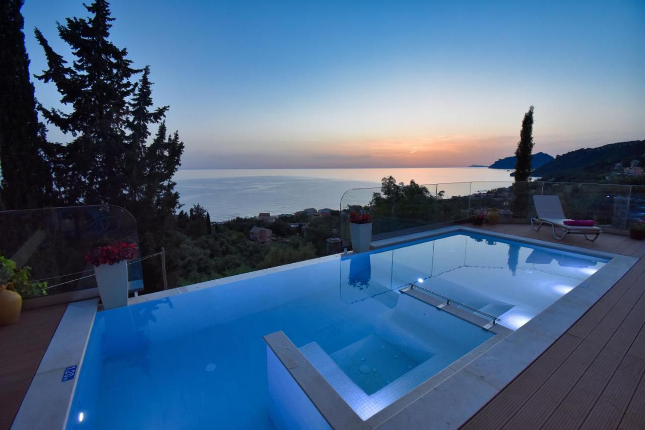 Casa Tramonto Beach View 아기오스고르디오스 외부 사진